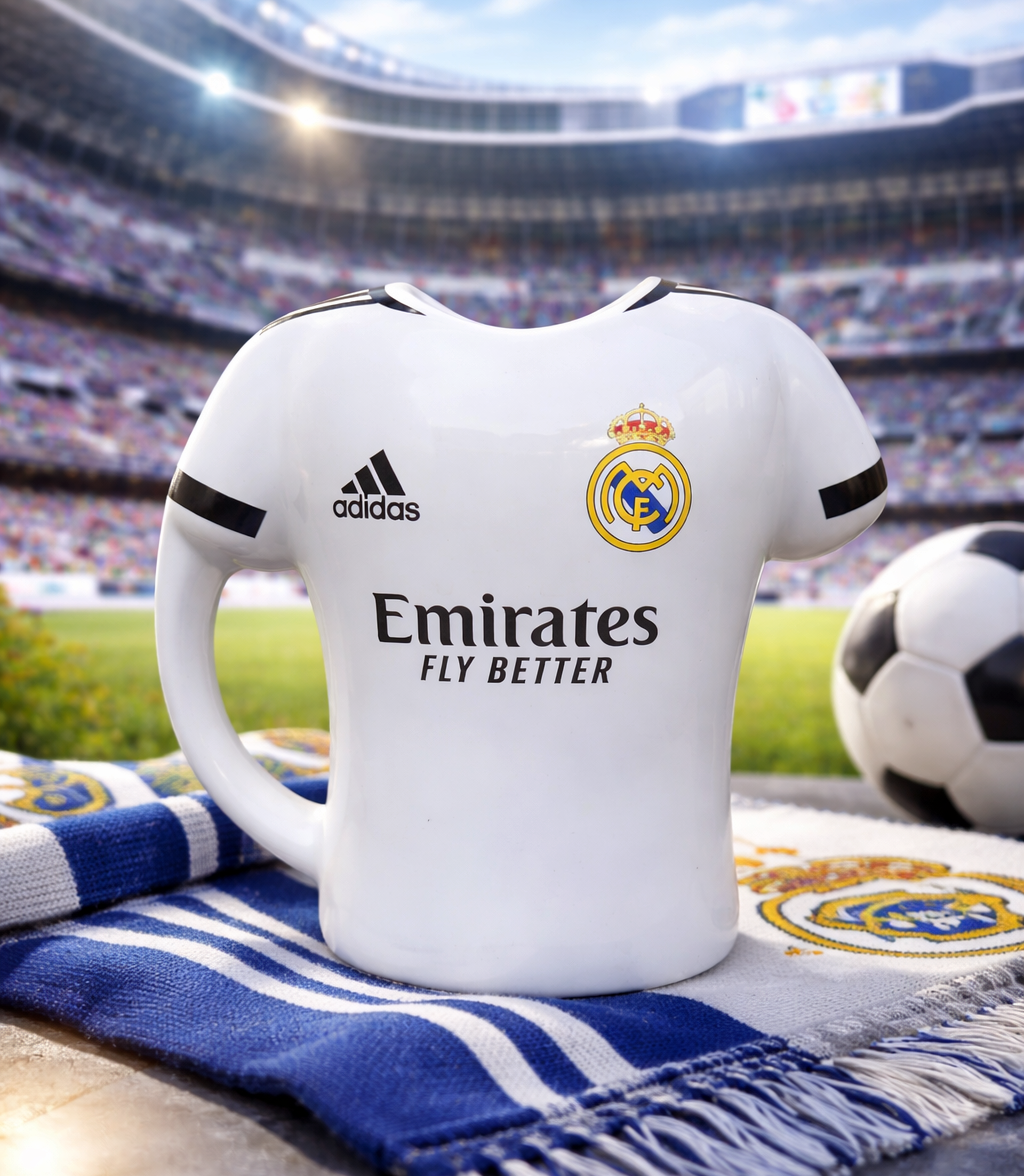 Taza Camiseta 3D Real Madrid | Tazas del Real Madrid