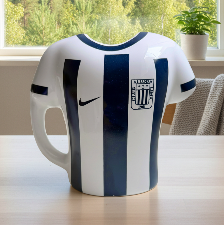 Taza Camiseta Alianza Lima 3D - Taza Alianza Lima - Taza Fútbol