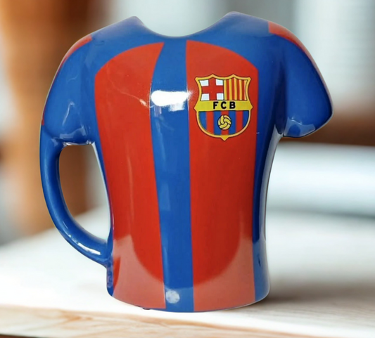 Taza Camiseta Barcelona 3D - Taza FC Barcelona Barça - Taza Fútbol 