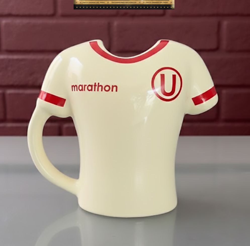 Taza Camiseta Universitario de Deportes 3D - Taza Universitario - Taza Fútbol 