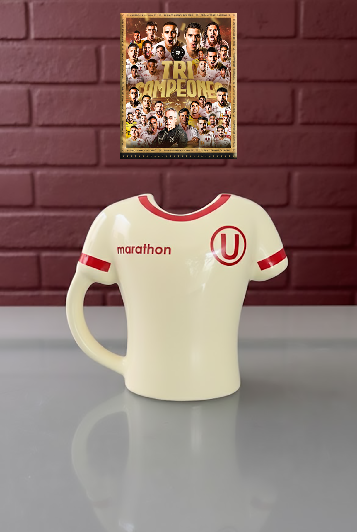 Taza Camiseta Universitario de Deportes 3D - Taza Universitario - Taza Fútbol 