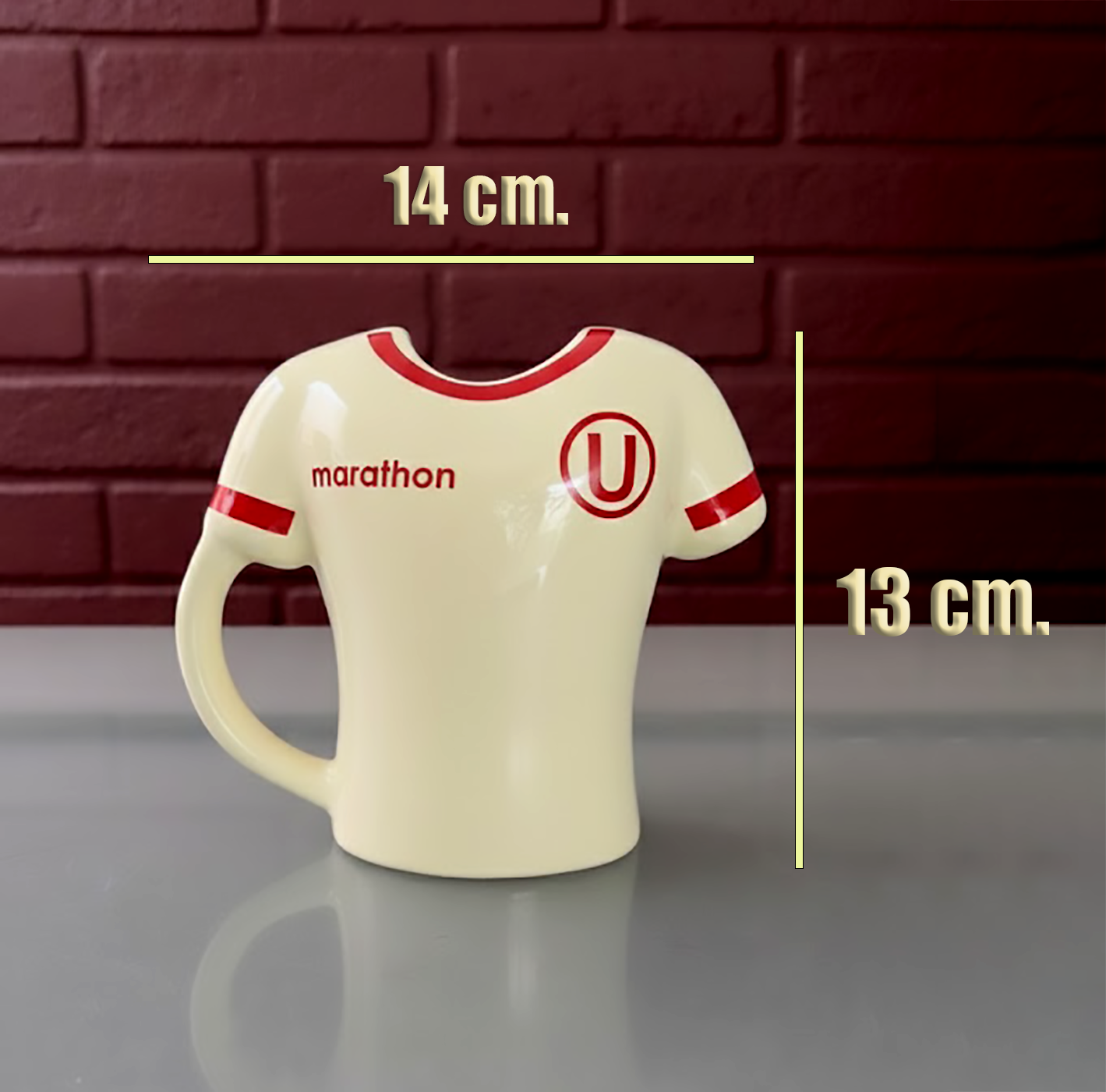 Taza Camiseta Universitario de Deportes 3D - Taza Universitario - Taza Fútbol 