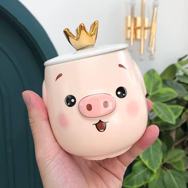 Taza Cerdito con Corona - Tazas para Ellas