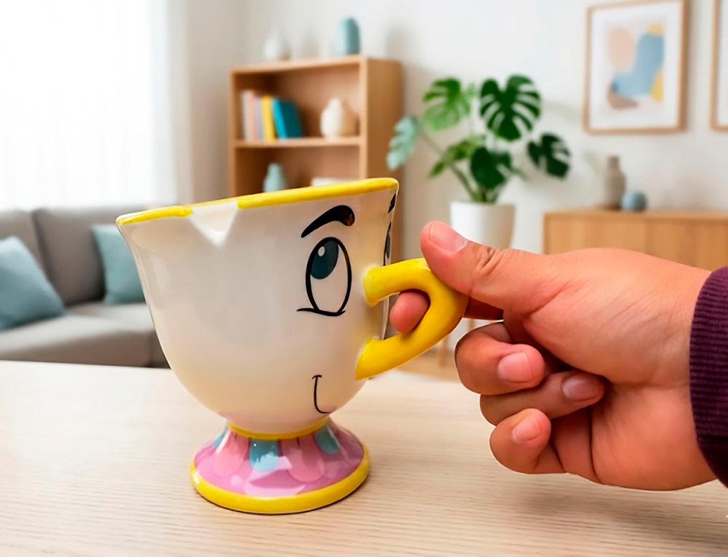 Taza Chip de la Bella y la Bestia 