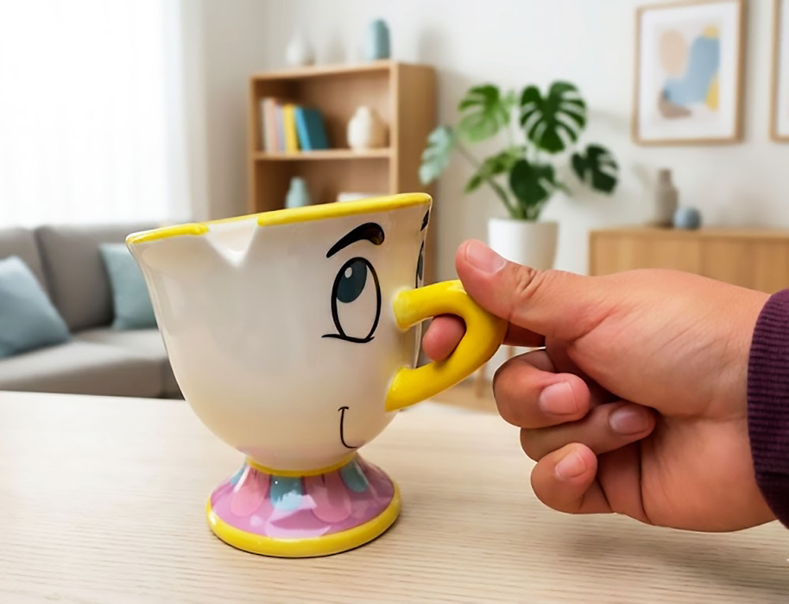 Taza Chip de la Bella y la Bestia 