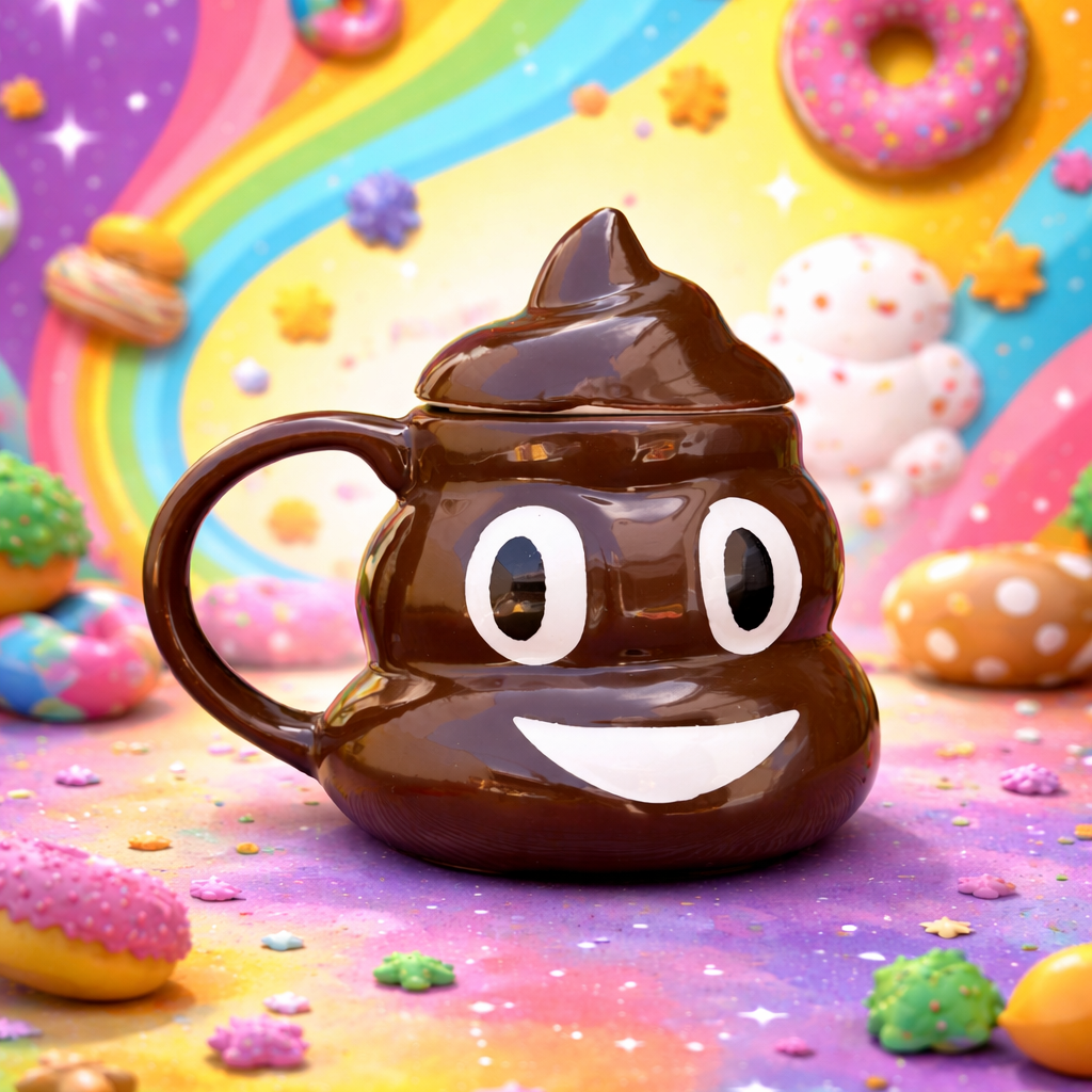 Taza Emoji Poop 💩 | Tazas Graciosas
