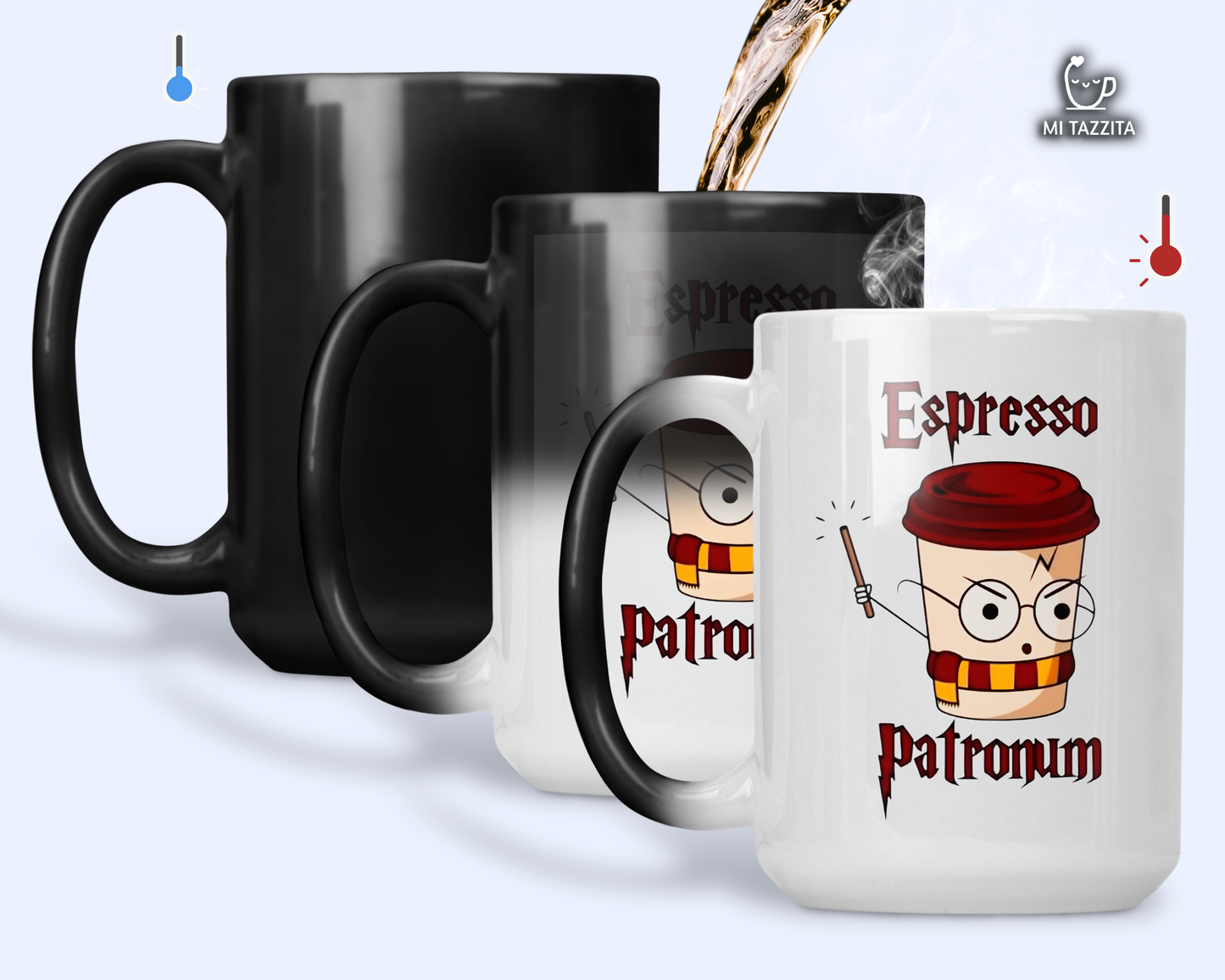 Taza Espresso Patronum | Tazas Harry Potter / Taza Magicas de 15 oz.