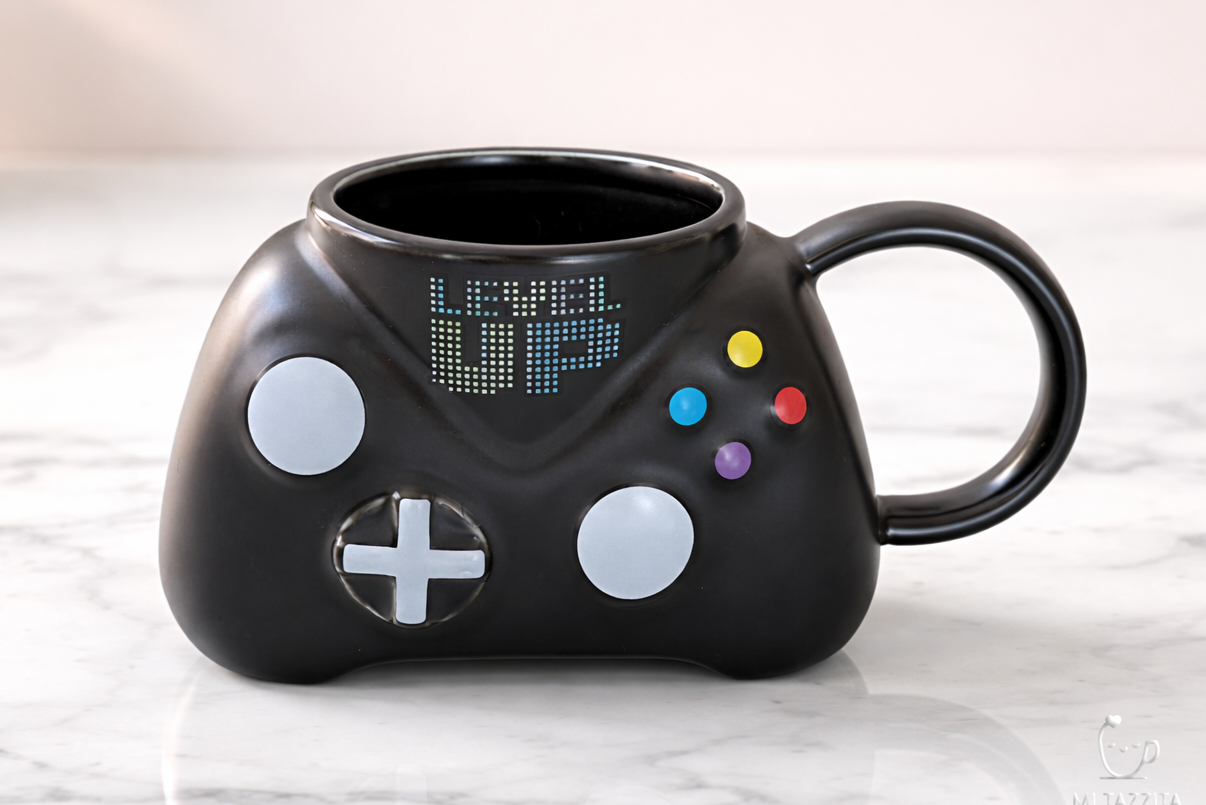 Taza Gamer Negro - Tazas para Ellos