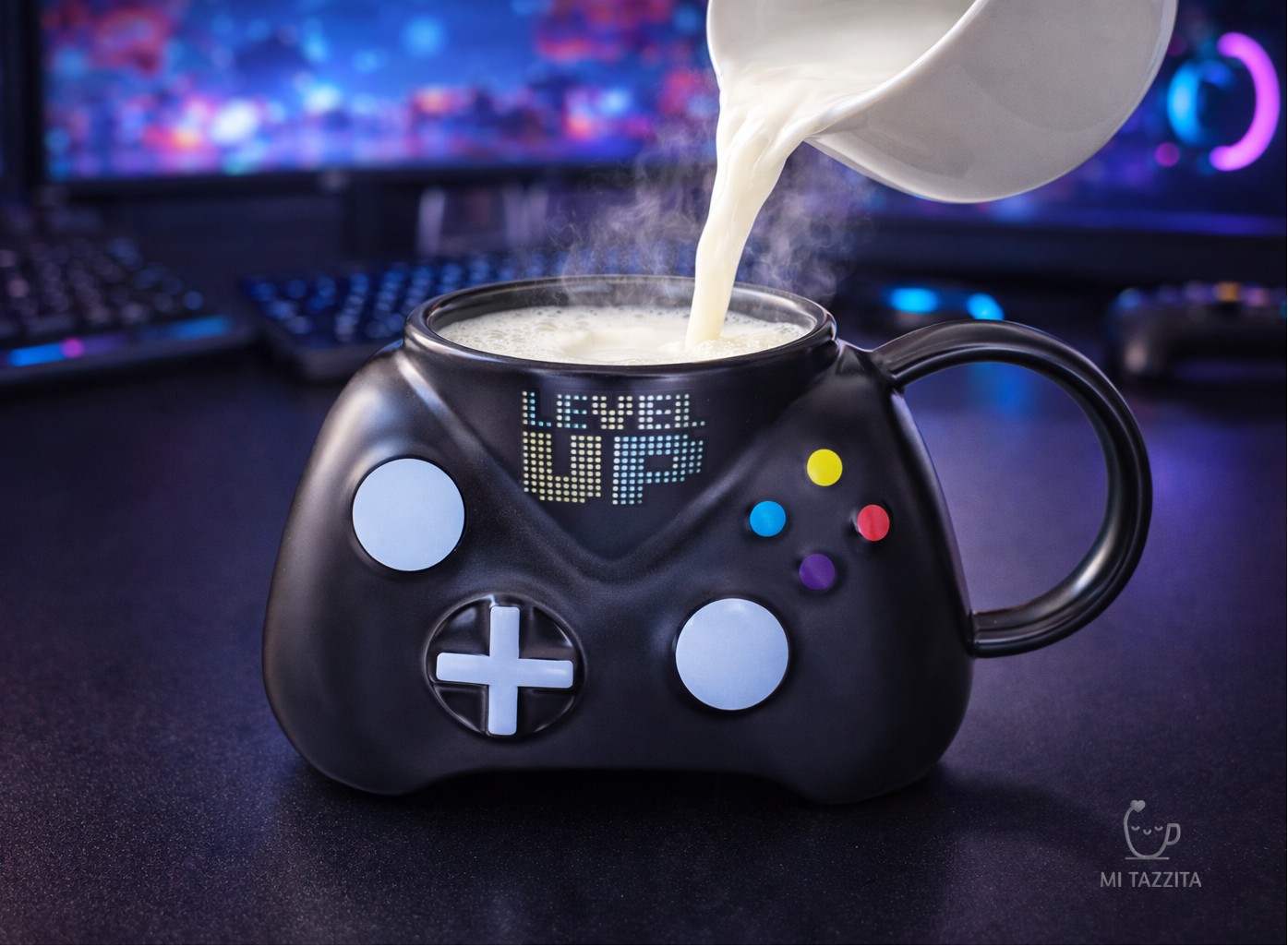 Taza Gamer Negro - Tazas para Ellos