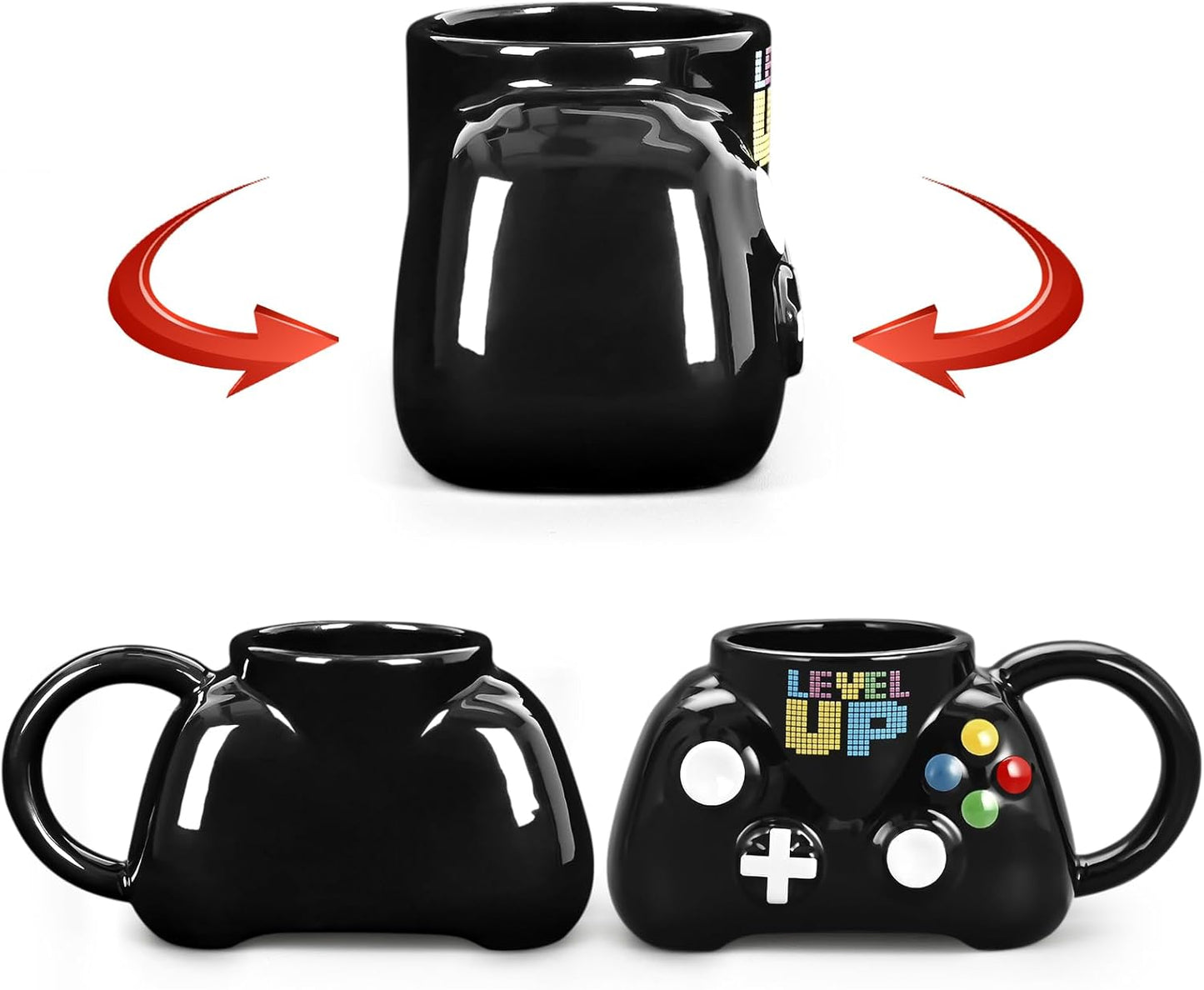Taza Gamer Negro - Tazas para Ellos