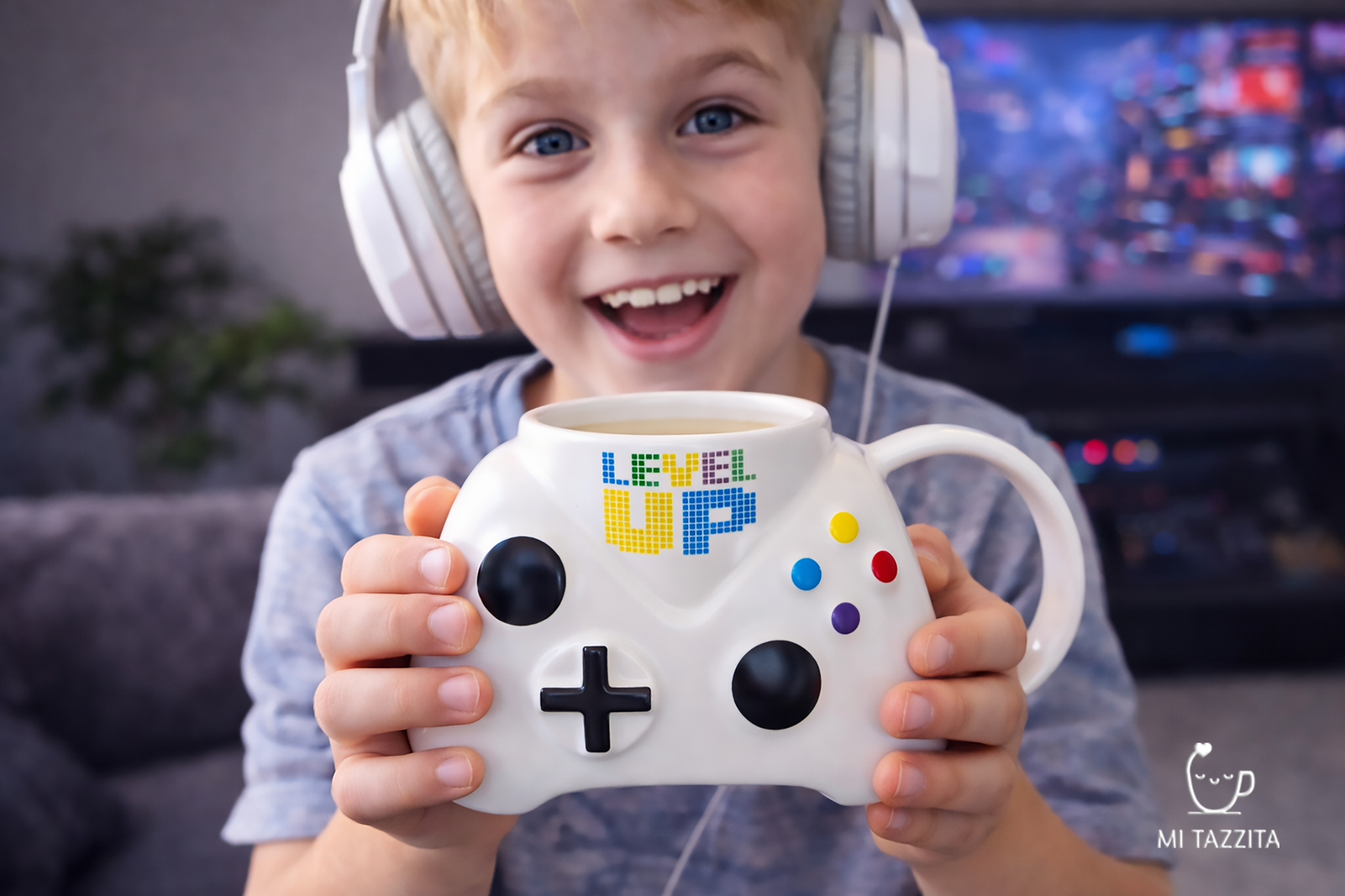 Taza Gamer Blanco - Tazas para Ellos