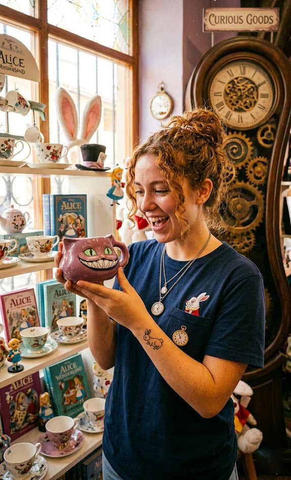 Taza Gato de Cheshire | Tazas Alicia en el País de las Maravillas 