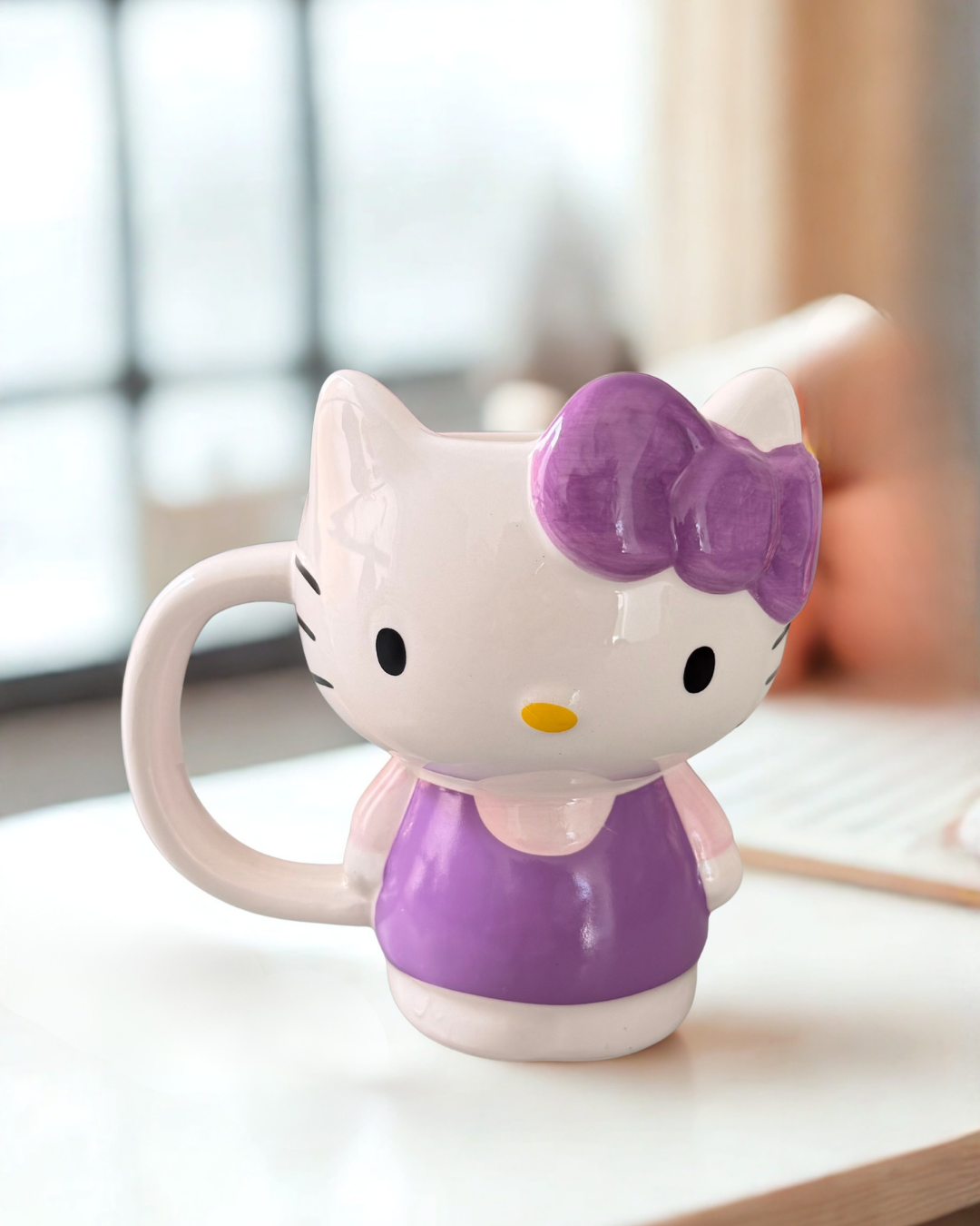 Taza Hello Kitty Cuerpo Completo Morado -  Tazas Hello Kitty