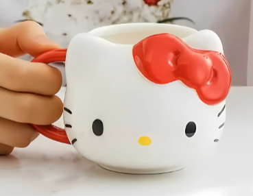 Taza Hello Kitty con Plato - Tazas Hello Kitty