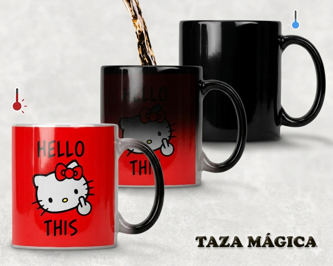 Taza Hello This | Tazas Hello Kitty - Taza Magica de 11 oz.