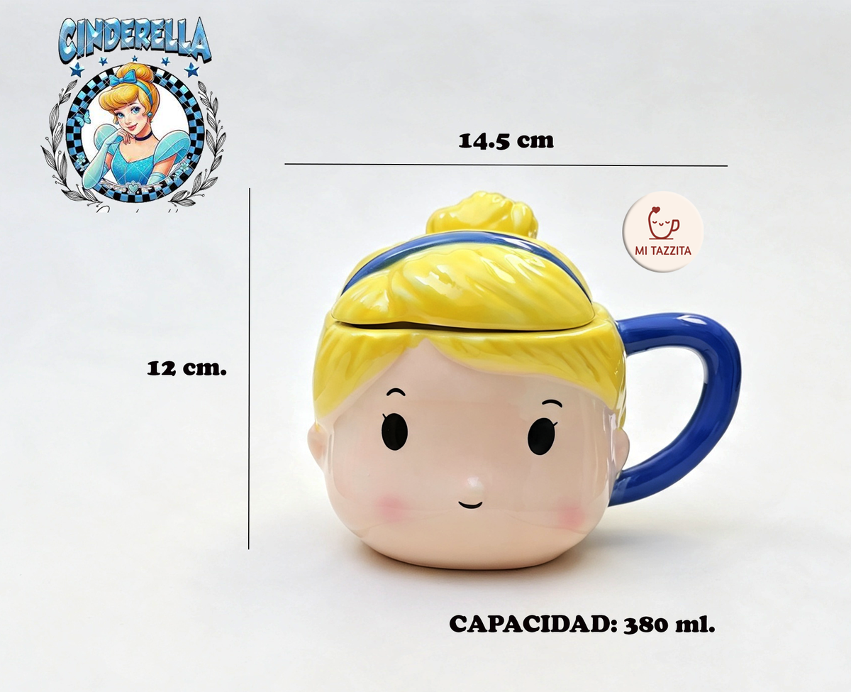 Taza Hermosa Cenicienta | Tazas Princesas Disney
