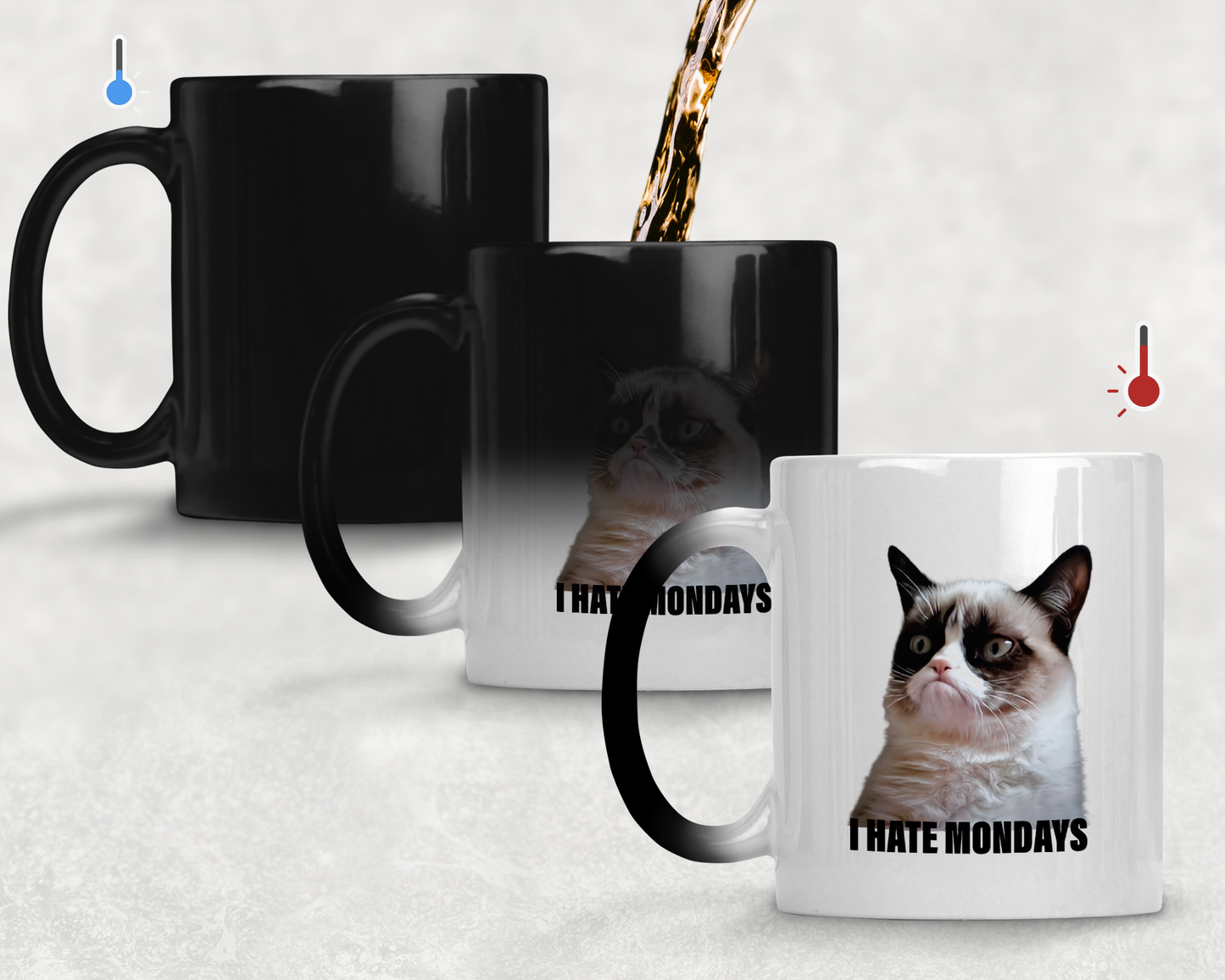 Taza I Hate Mondays (Taza del Agente Coulson)  - Taza Agents of S.H.I.E.L.D.  - Taza Mágica de 11 oz