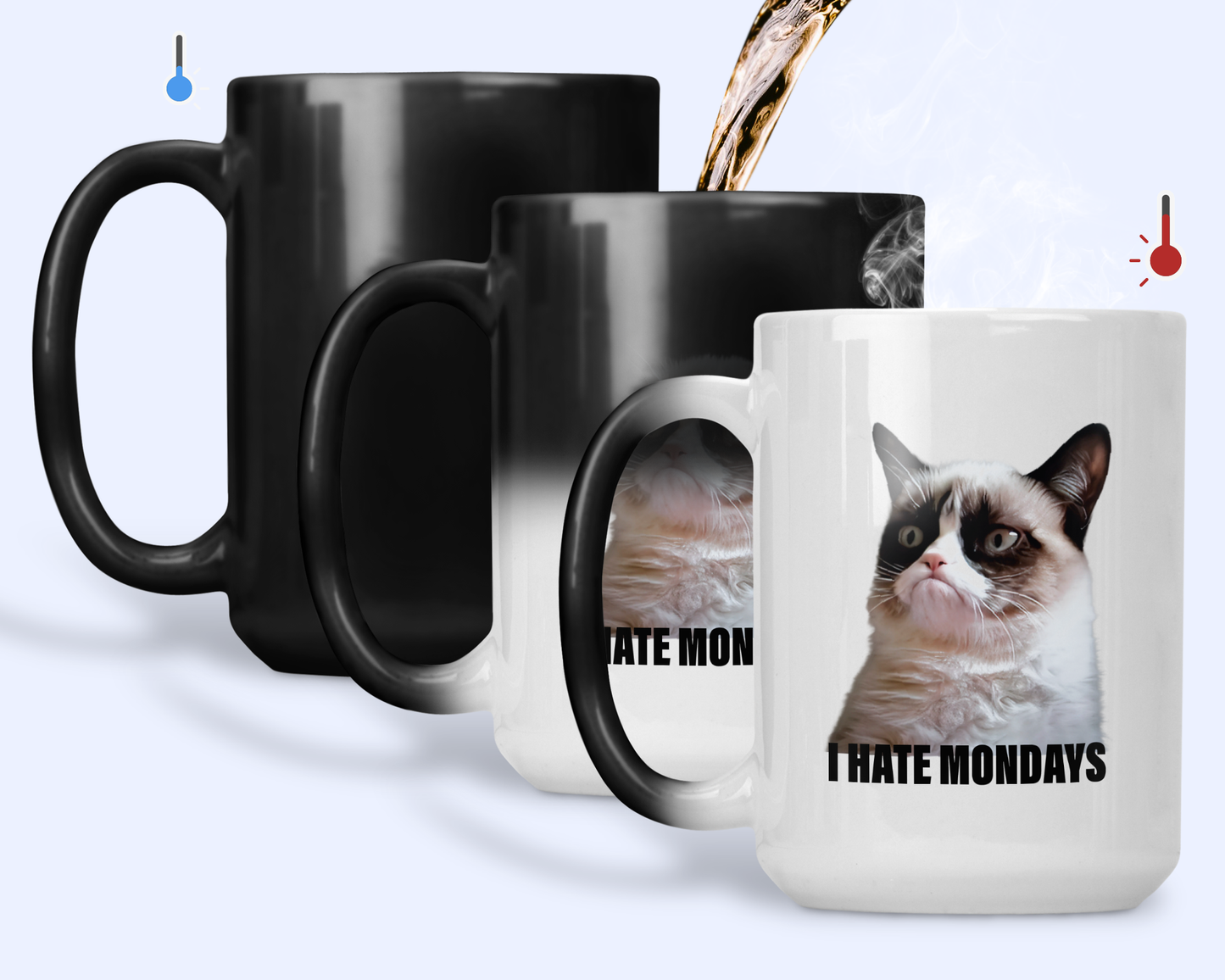 Taza I Hate Mondays (Taza del Agente Coulson)  - Taza Agents of S.H.I.E.L.D.  - Taza Mágica de 15 oz