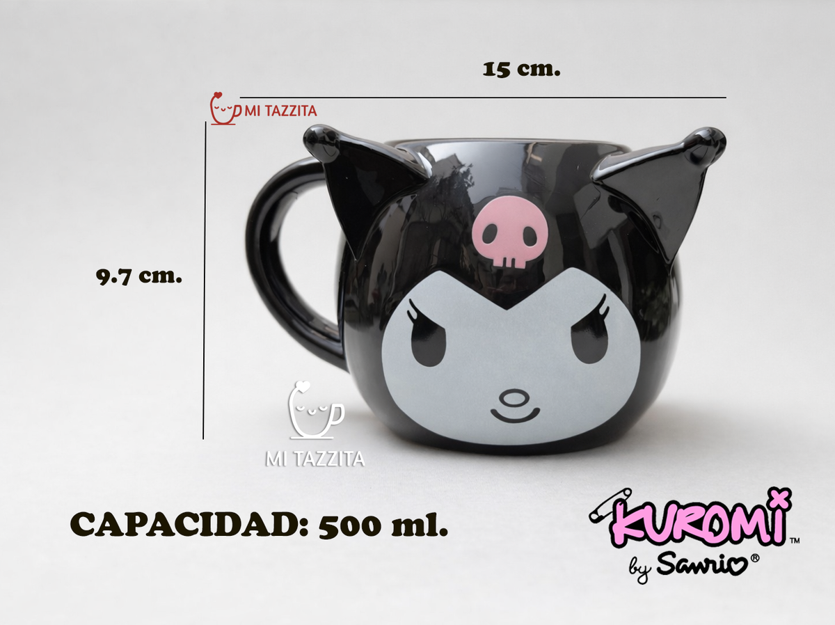 Taza Kuromi con Caja de la Serie | Tazas Hello Kitty