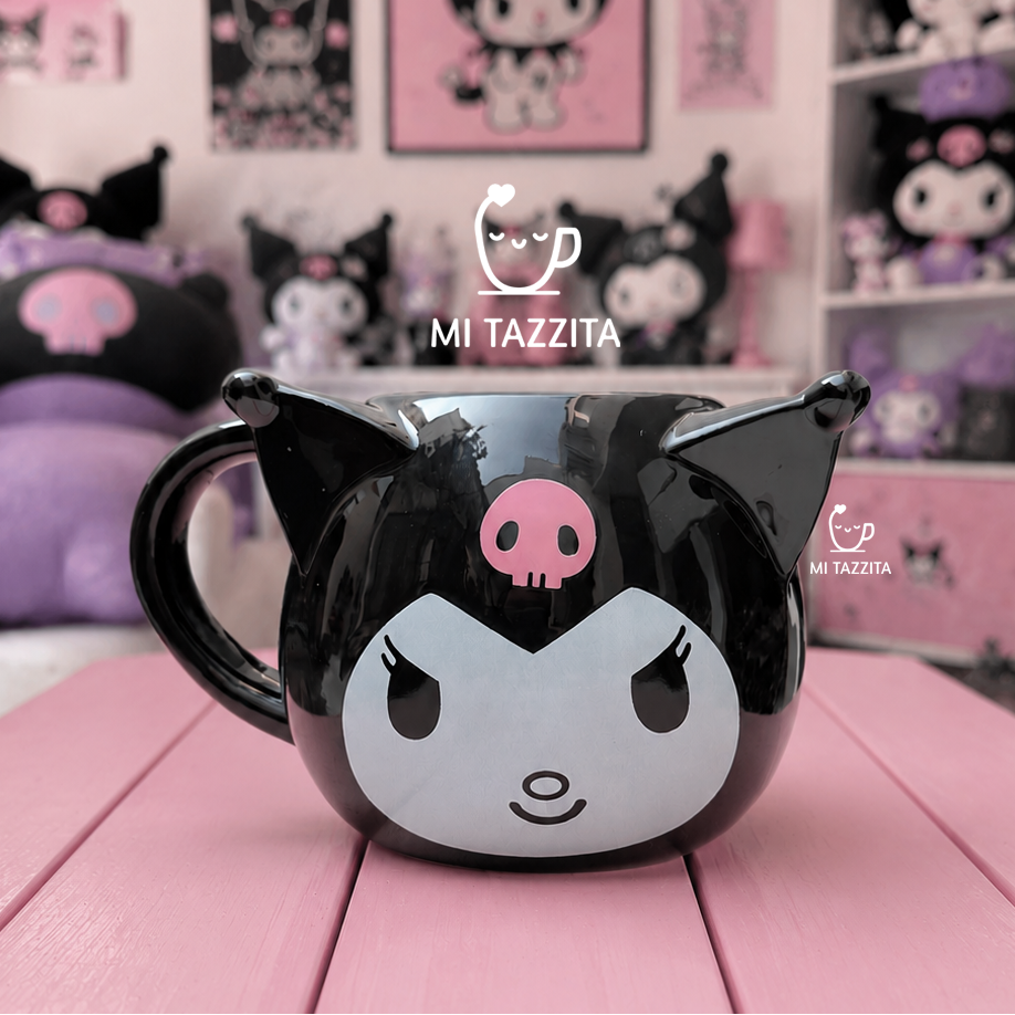 Taza Kuromi con Caja de la Serie | Tazas Hello Kitty