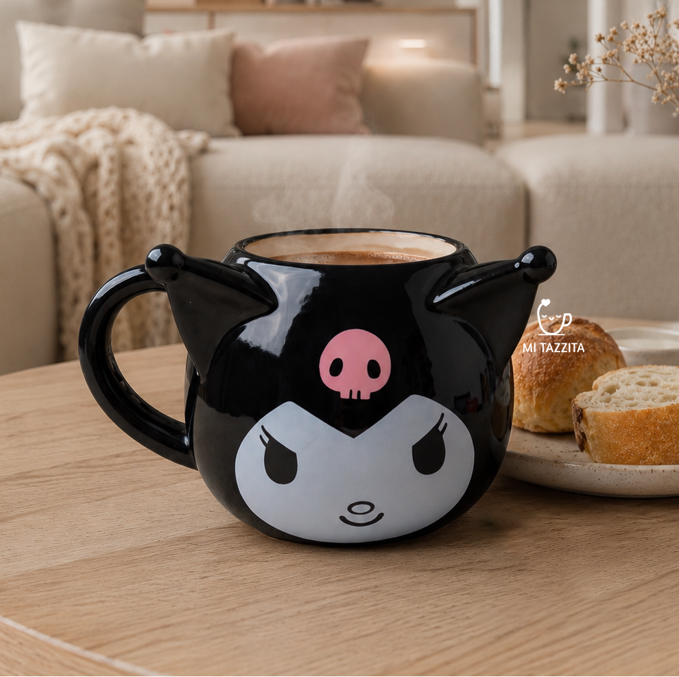 Taza Kuromi con Caja de la Serie | Tazas Hello Kitty