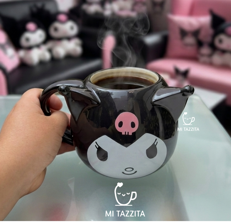 Taza Kuromi con Caja de la Serie | Tazas Hello Kitty