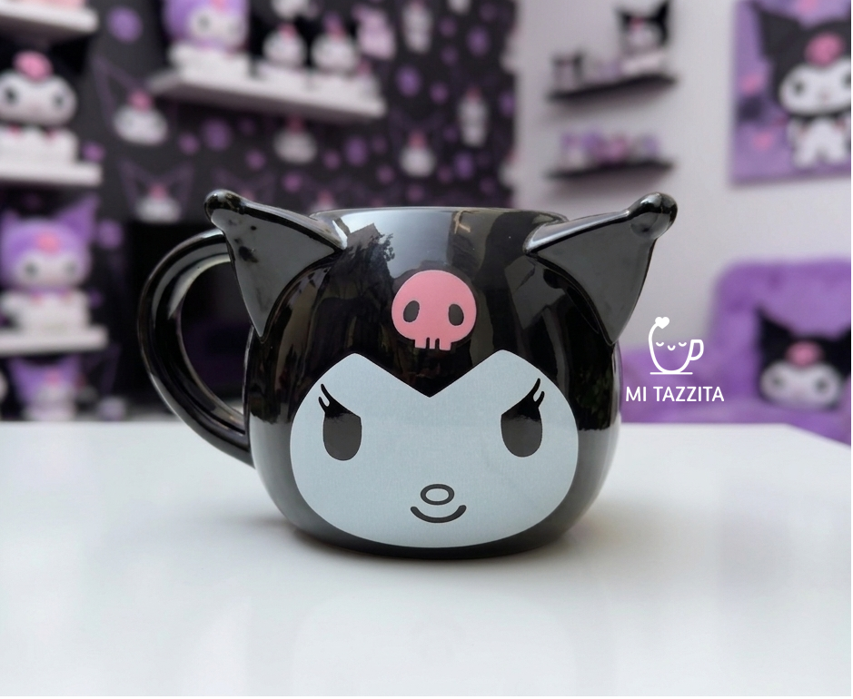 Taza Kuromi con Caja de la Serie | Tazas Hello Kitty