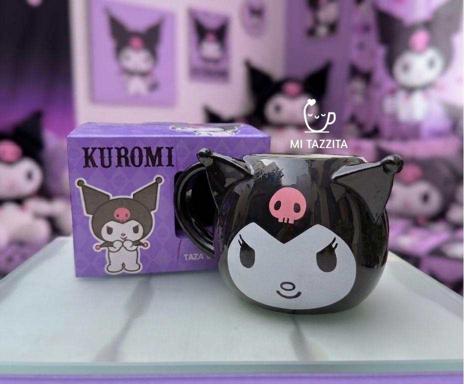 Taza Kuromi con Caja de la Serie | Tazas Hello Kitty