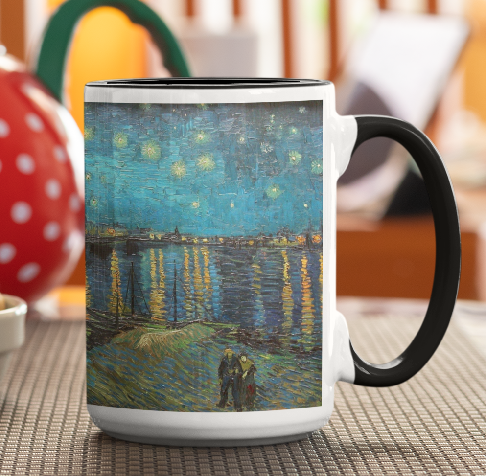 Taza La Noche Estrellada sobre Ródano - Taza Van Gogh