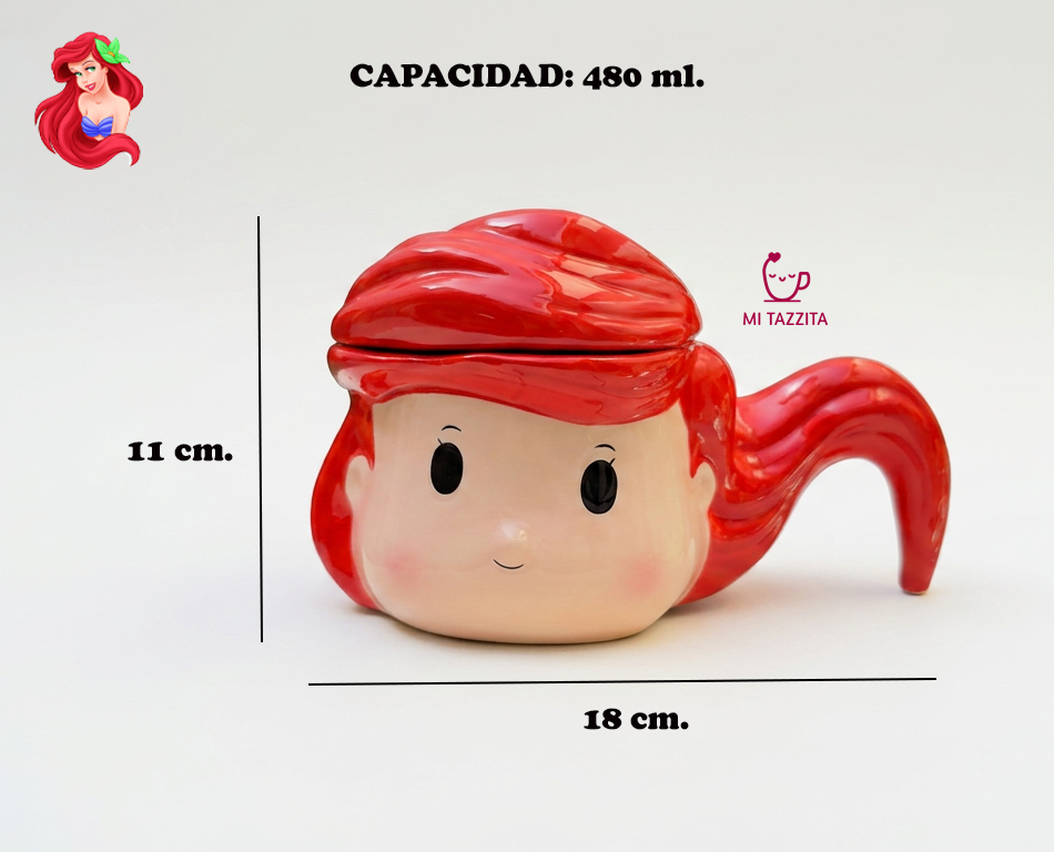 Taza La Princesa Sirenita | Tazas Princesas Disney