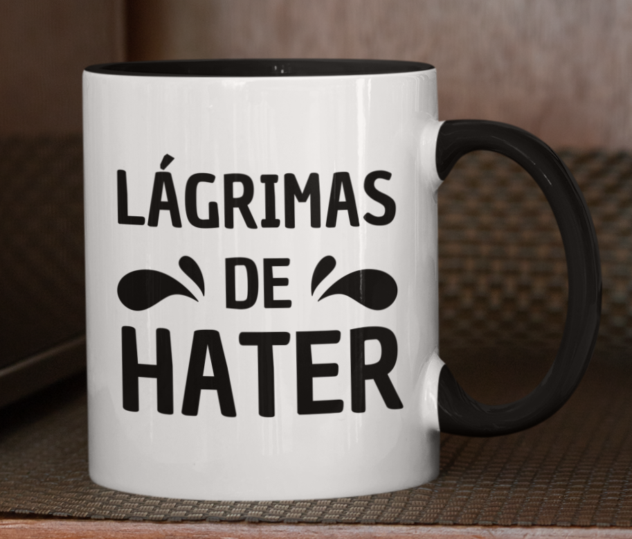 Taza Lágrimas de Hater - Taza Honesta - Taza Sarcástica