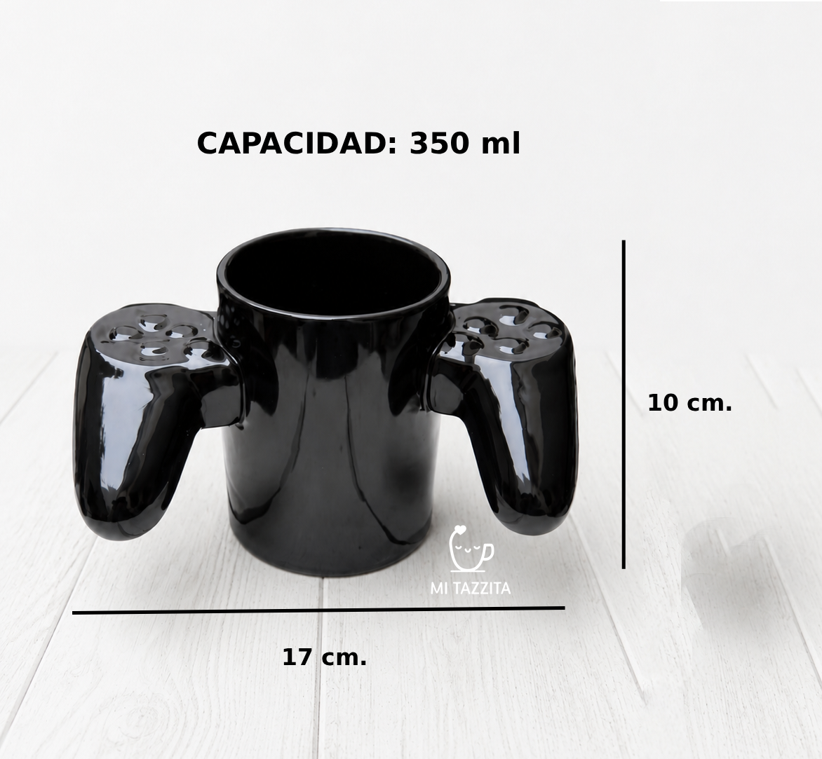 Taza Mando Gamer Negro | Tazas para Ellos