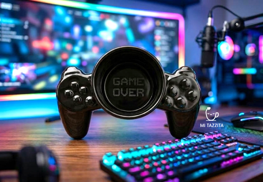 Taza Mando Gamer Negro | Tazas para Ellos
