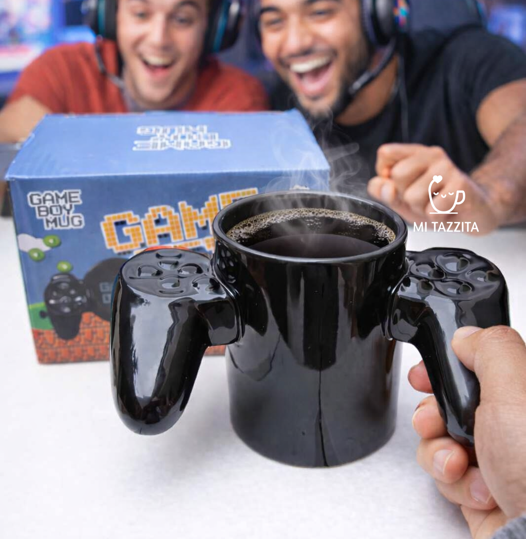 Taza Mando Gamer Negro | Tazas para Ellos