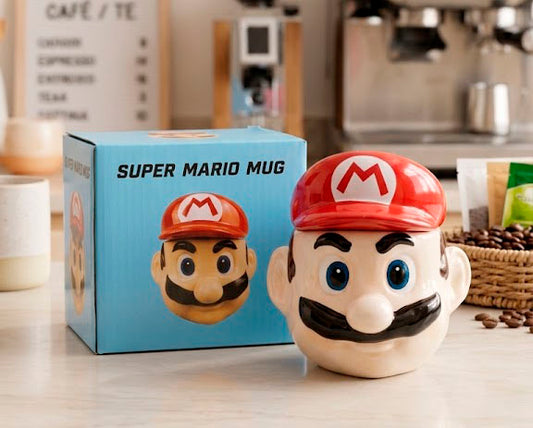 Taza Mario Bros con Caja de la Serie | Tazas Mario Bros