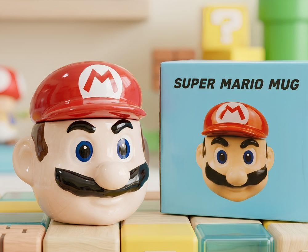 Taza Mario Bros con Caja de la Serie | Tazas Mario Bros7