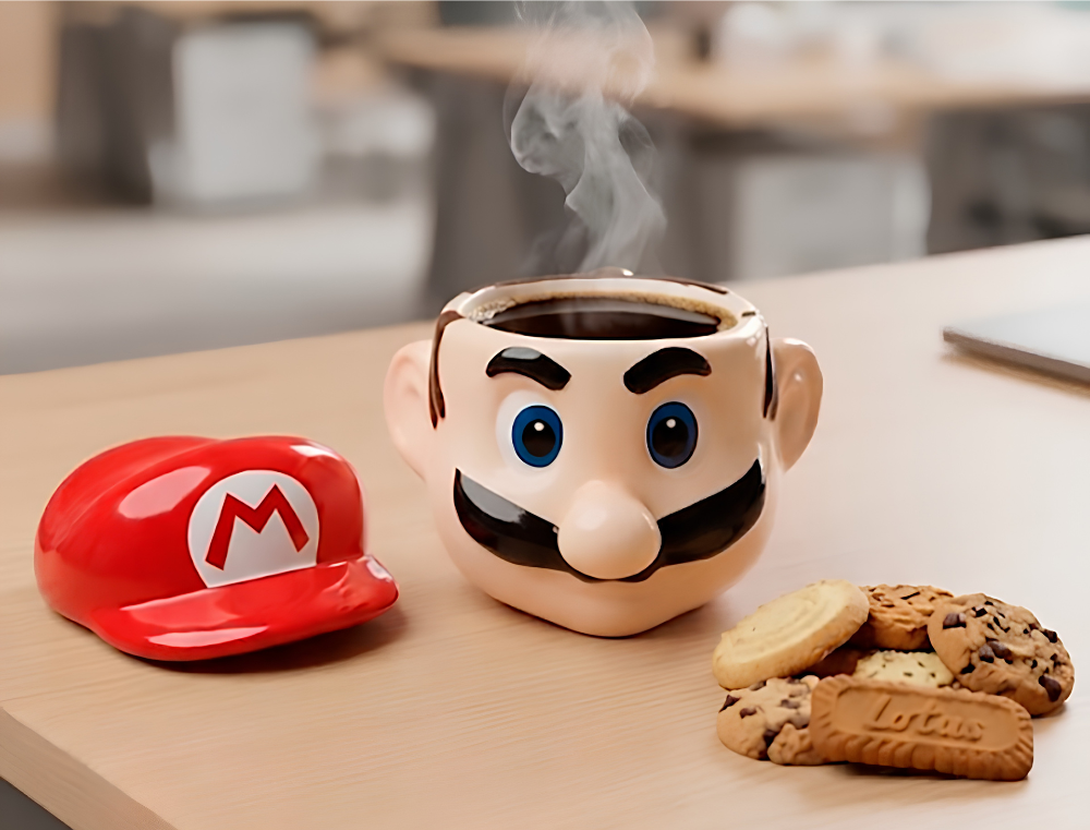Taza Mario Bros con Caja de la Serie | Tazas Mario Bros