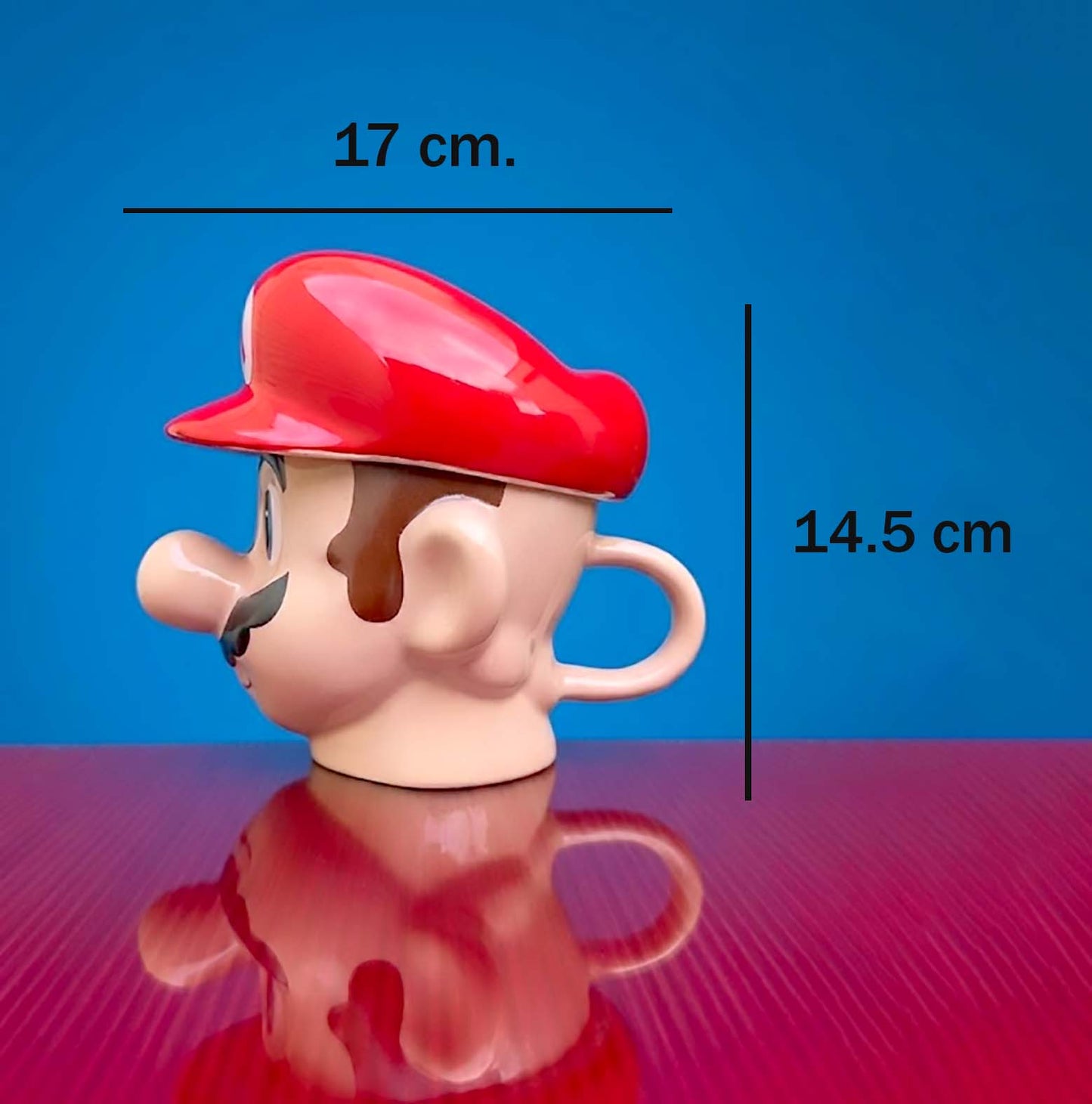 Taza Mario Bros con Tapa | Tazas Mario Bros
