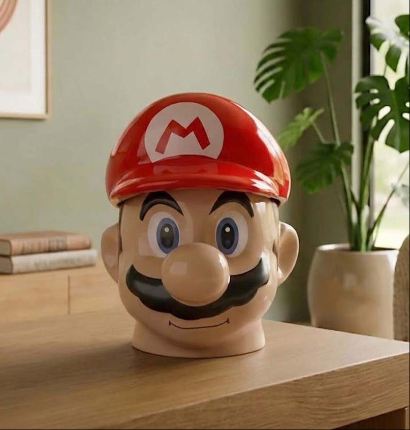 Taza Mario Bros con Tapa | Tazas Mario Bros