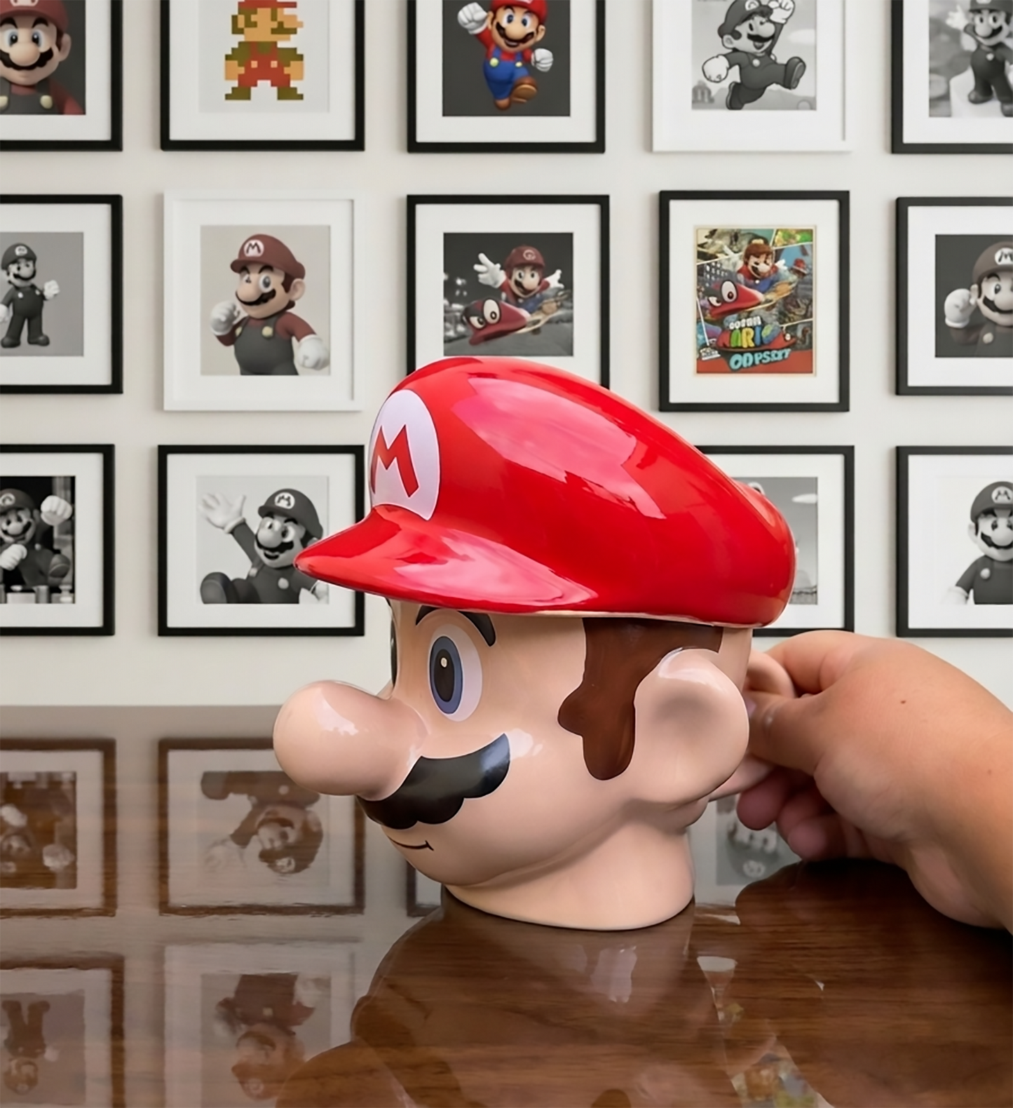 Taza Mario Bros con Tapa | Tazas Mario Bros