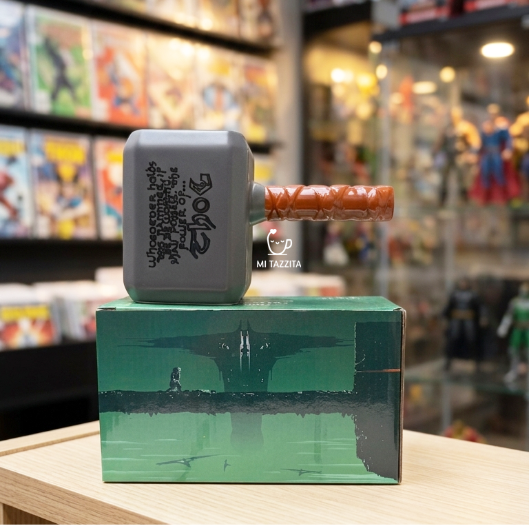 Taza Martillo de Thor | Tazas de Superhéroes Marvel