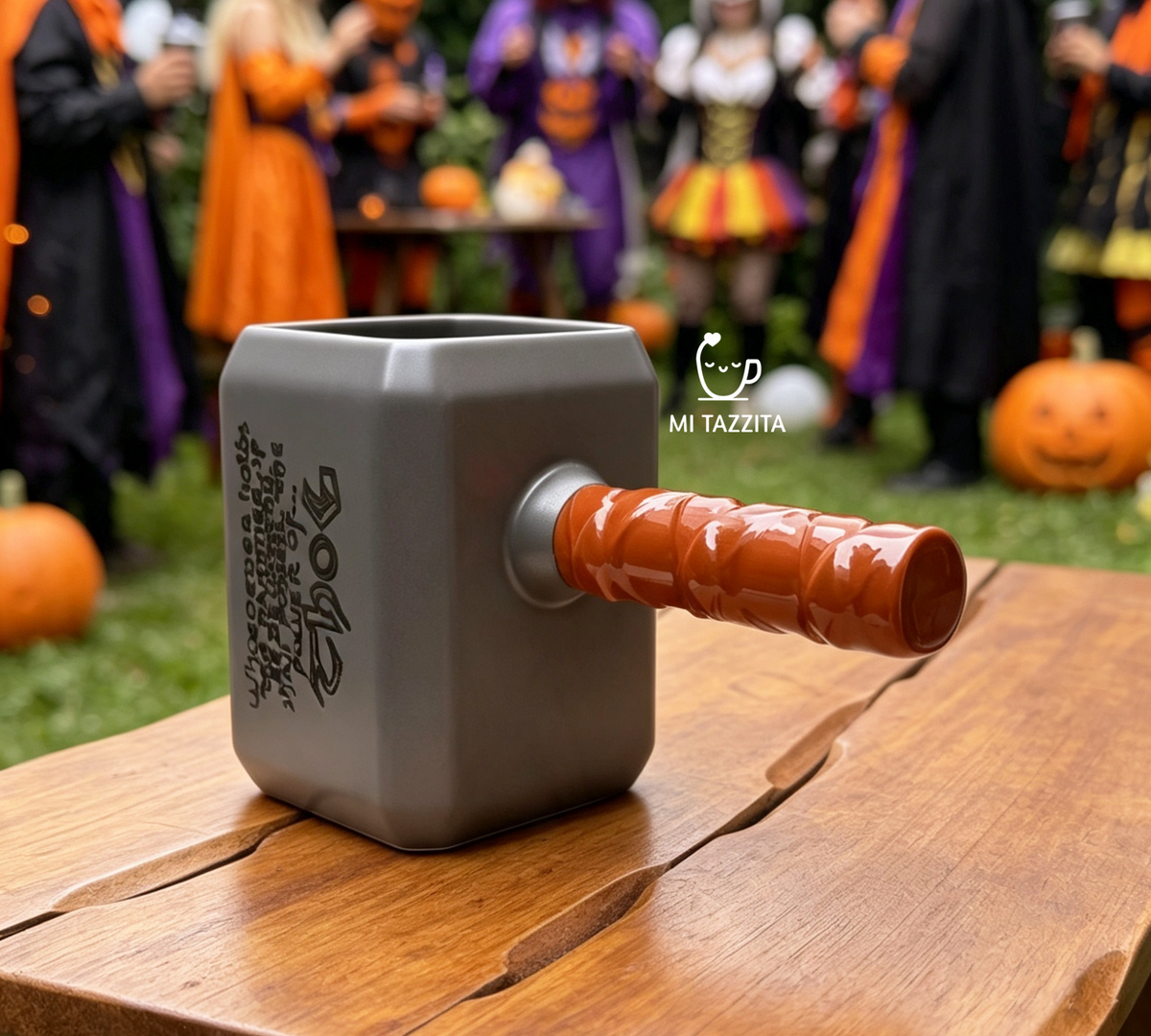 Taza Martillo de Thor | Tazas de Superhéroes Marvel