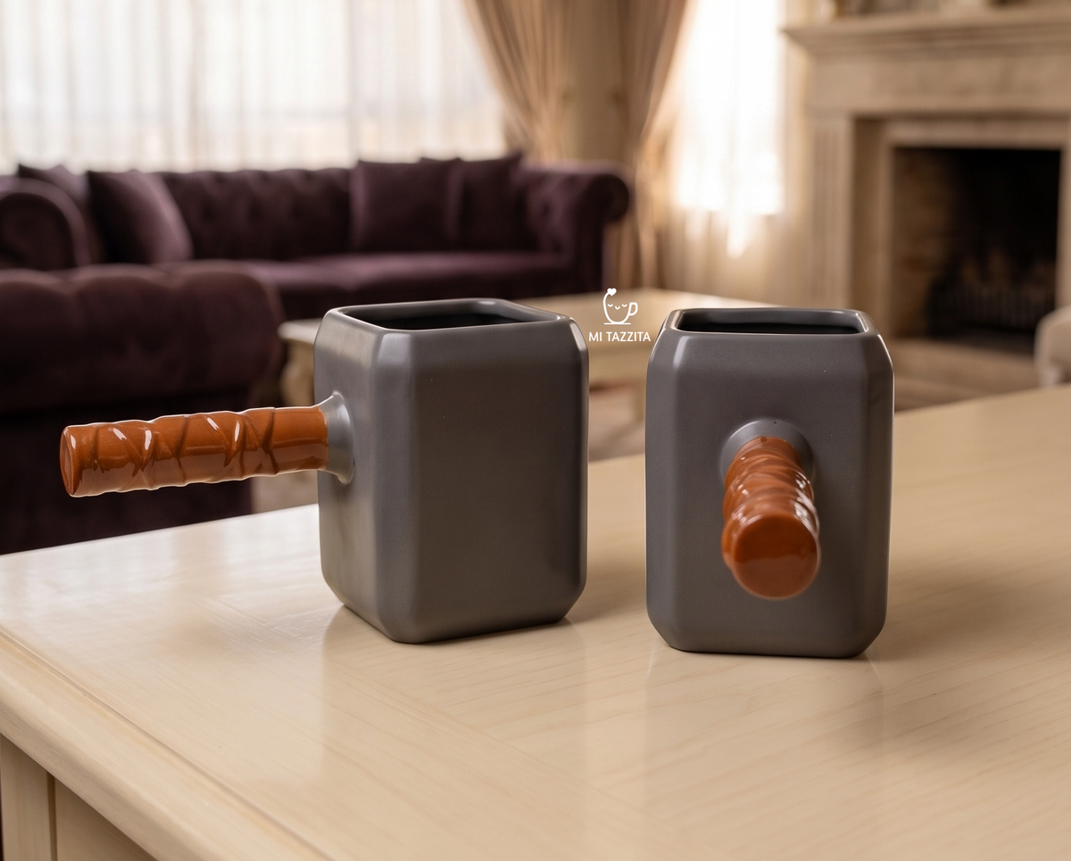 Taza Martillo de Thor | Tazas de Superhéroes Marvel