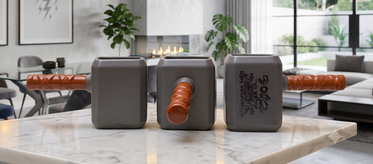Taza Martillo de Thor | Tazas de Superhéroes Marvel