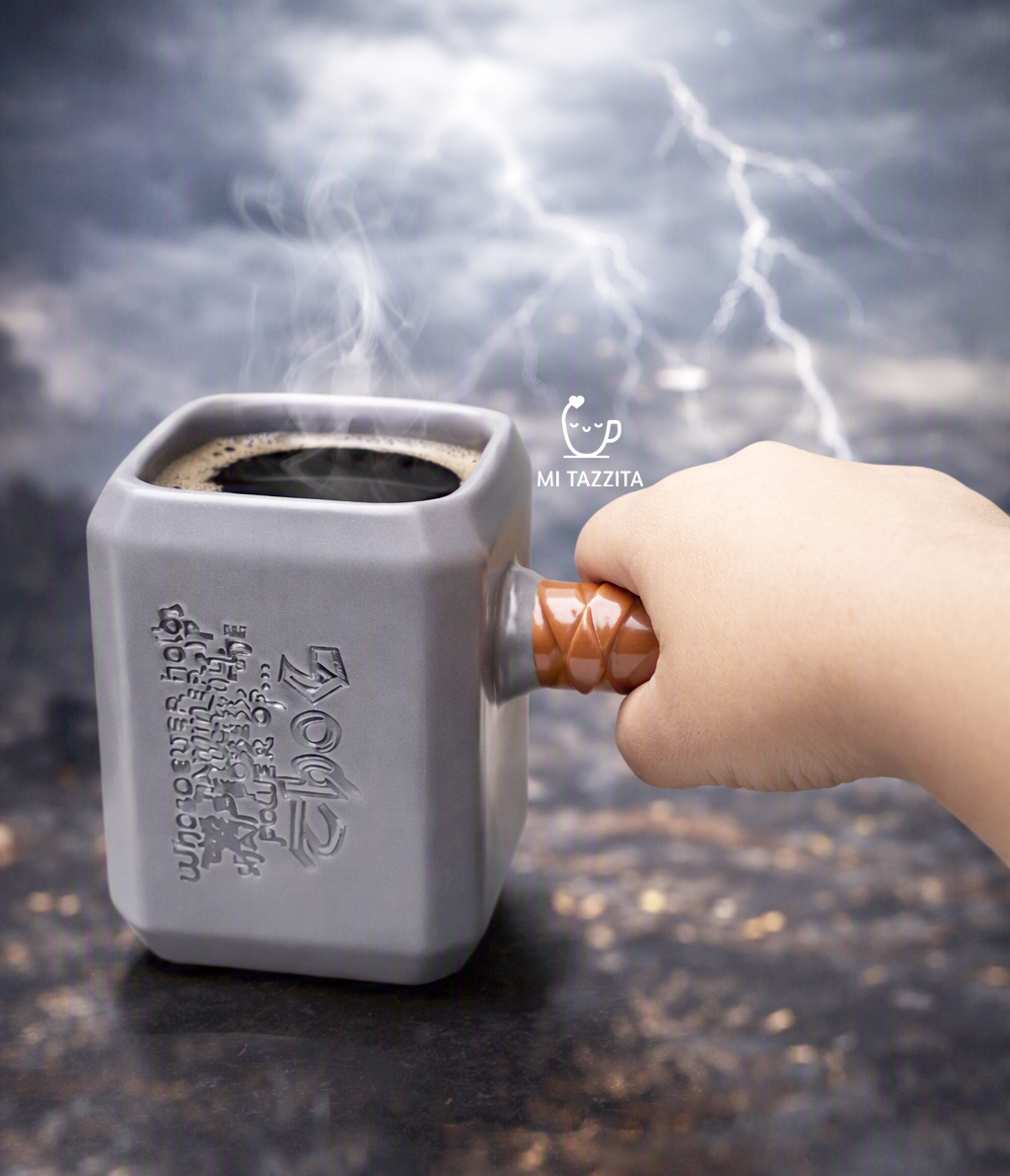 Taza Martillo de Thor | Tazas de Superhéroes Marvel