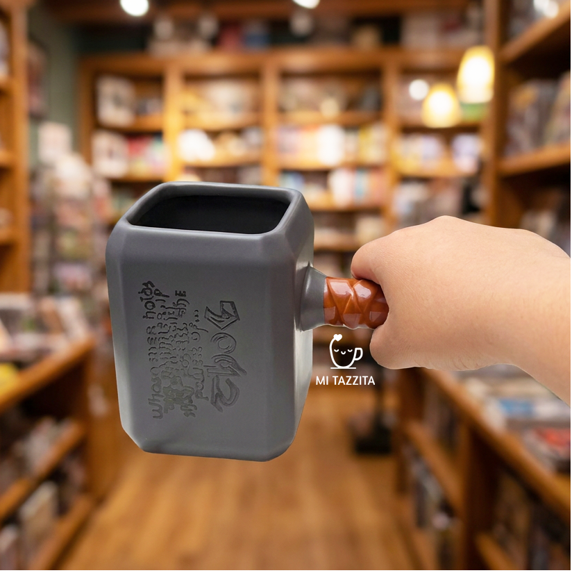 Taza Martillo de Thor | Tazas de Superhéroes Marvel