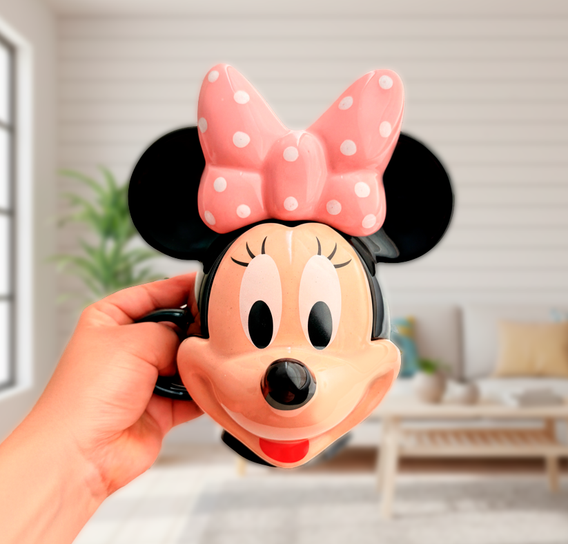 Taza Minnie Mouse Rosado | Tazas Mickey & Minnie Mouse 