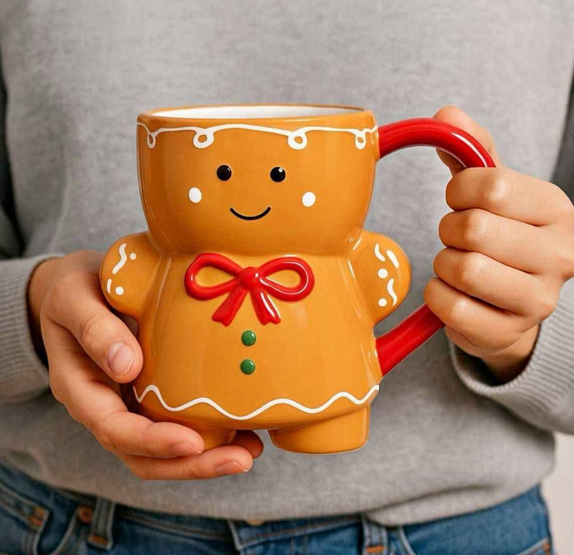 Taza Muñeca de Jengibre - Tazas Navideñas