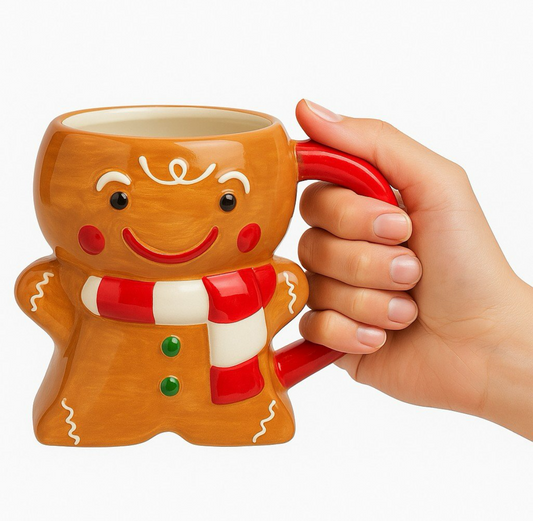 Taza Muñeco de Jengibre - Tazas Navideñas