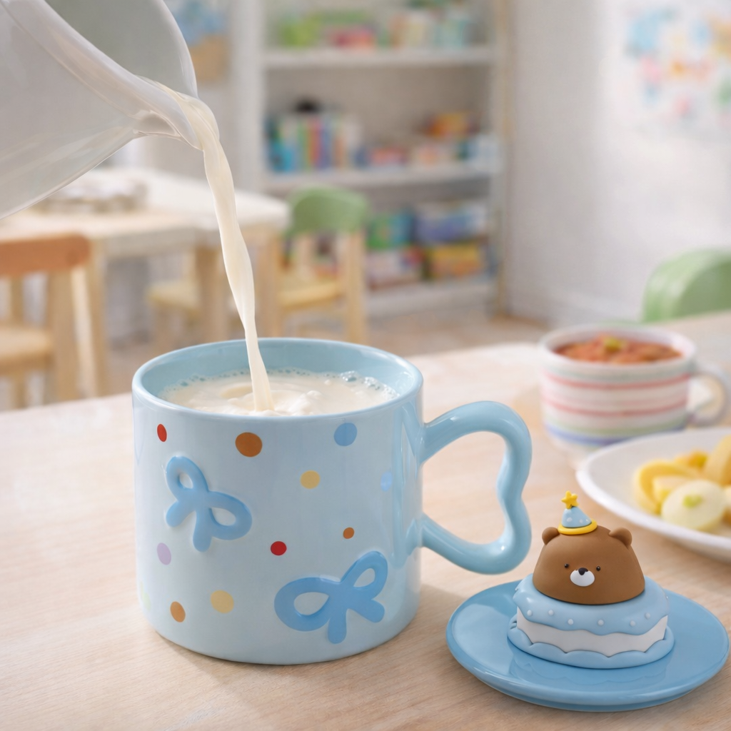 Taza Osito Cumpleañero Celeste | Tazas para Cumpleaños